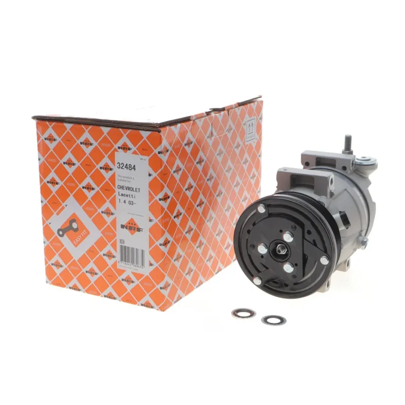 Компресор кондиціонера NRF 32484 для Chevrolet Lacetti, Nubira 1.4-1.8i 2005-2011, Ø 120 мм