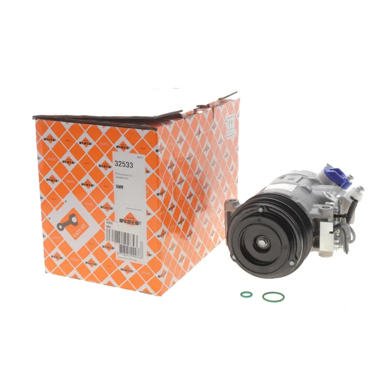 Компресор кондиціонера NRF 32533 для BMW 3 (E90)/5 (E60)/X1 (E84) 2005-2012 N47/N57, Ø 110 мм