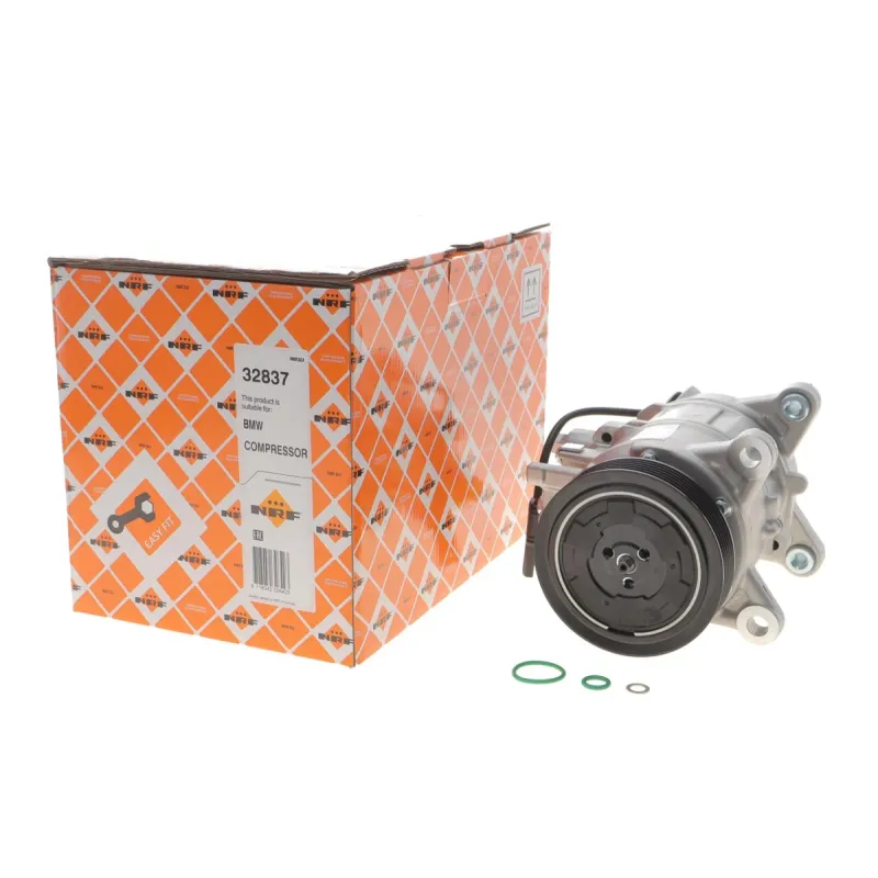 Компресор кондиціонера NRF 32837 для BMW 3 (E90/E91/E92/E93) 2.0d xDrive 2005-2013 (6PK, Ø110мм)