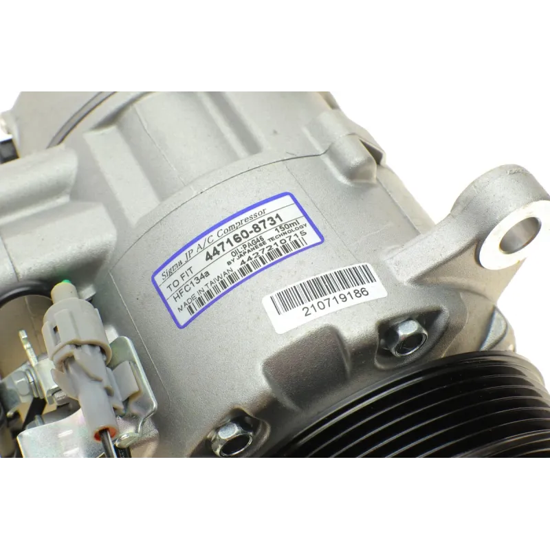 Компресор кондиціонера NRF 32861 для BMW 3 (F30/F35/F80) 320i, 5 (F10/F11/F07) 530d, 7 (F01/F02) 730d, Ø шківів 110 мм
