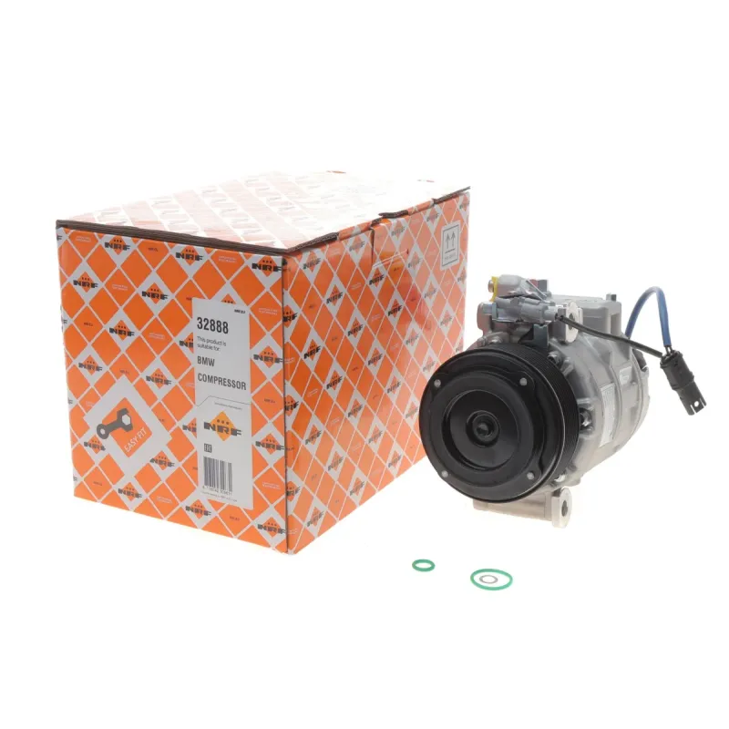 Компресор кондиціонера NRF 32888 для BMW 5 (F10/F11) 2.5/3.0i (N52/N53) 2009-2013, 8PK/d=110mm