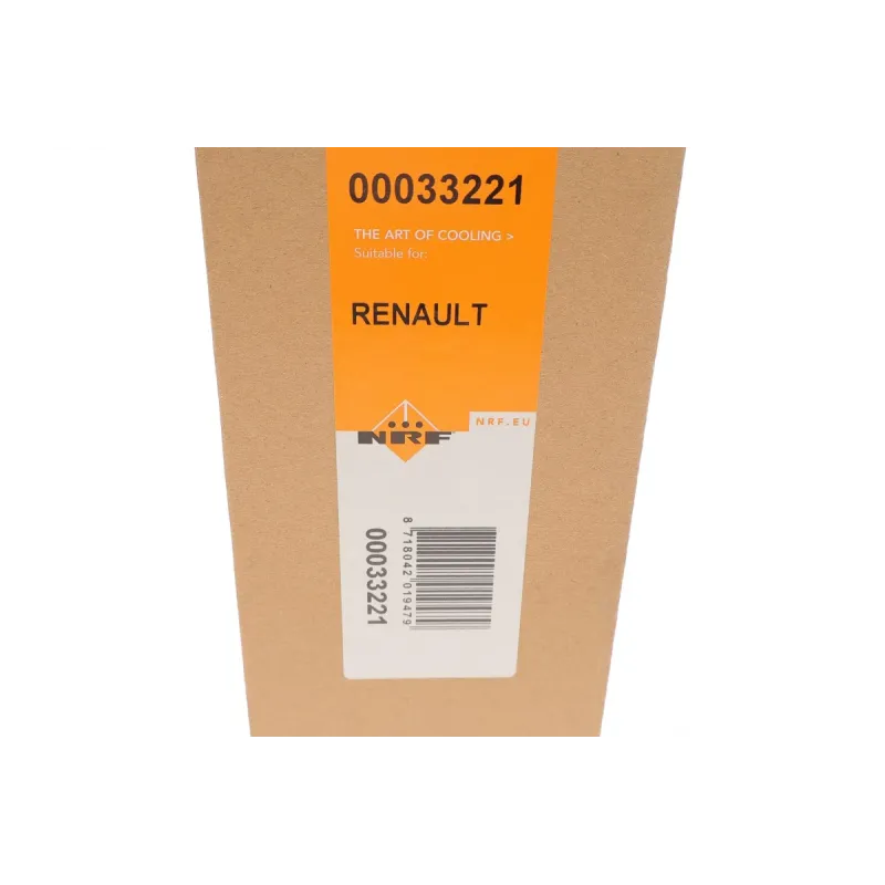 Осушувач кондиціонера NRF 33221 для Renault Kangoo, Megane II, Scenic II 1.4-2.0 (2002-), 89x21 мм