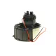 Моторчик пічки NRF 34047 для Opel Astra G/H 1998-2013, 2 контакти