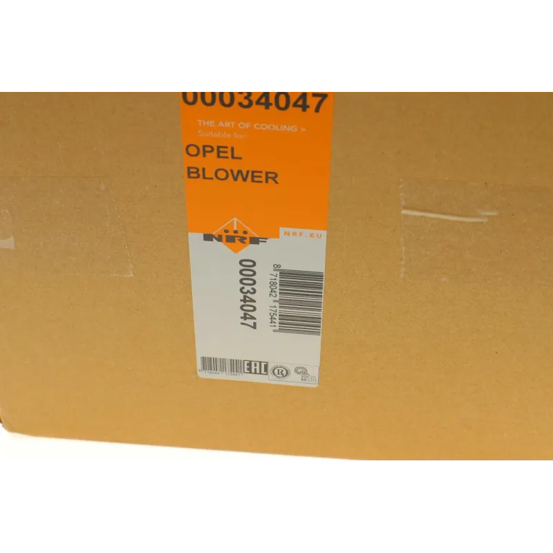 Моторчик пічки NRF 34047 для Opel Astra G/H 1998-2013, 2 контакти