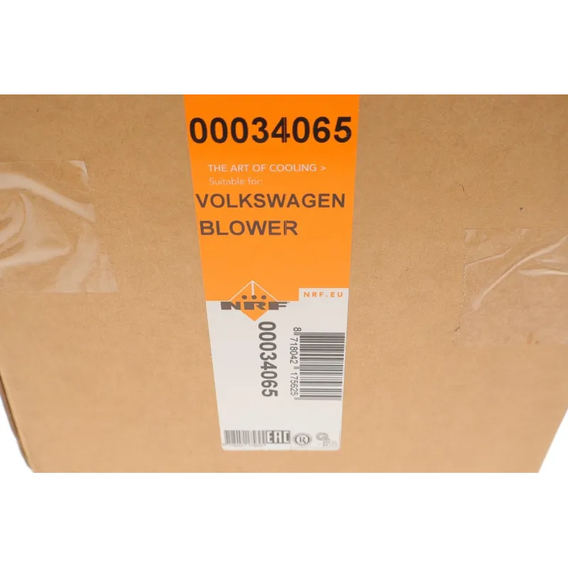 Моторчик пічки NRF 34065 для Volkswagen T5/T6 1.9-2.5 TDI 2003-2012, 12В