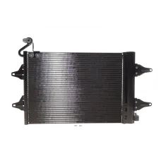 Радіатор кондиціонера NRF 35480 для Skoda Fabia, Seat Ibiza 1999-2014, 470x360x16 мм