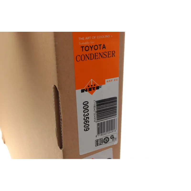 Радіатор кондиціонера NRF 35609 із осушувачем для Toyota Previa 2.0D-4D/2.4 2000-2006, 730x427x16 мм