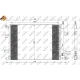 Радіатор кондиціонера NRF 35739 з осушувачем для Volvo S60/S80/V70/XC70 2.0-2.5 2000-2010, 590x430x16 мм