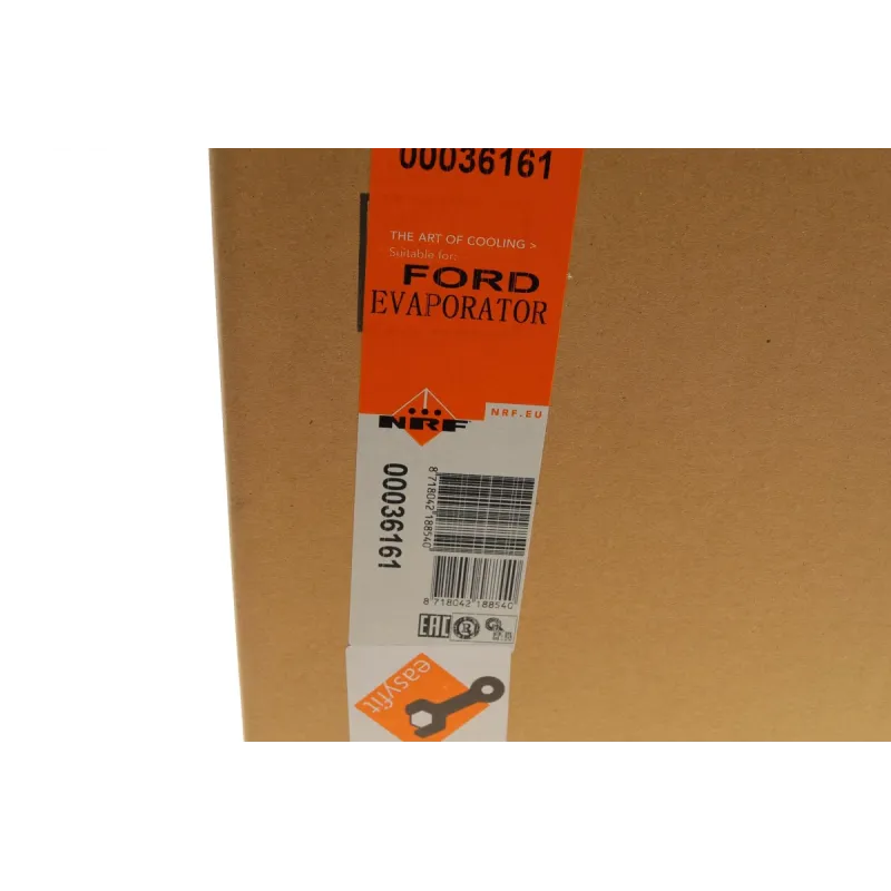 Радіатор кондиціонера NRF 36161 для Ford Fiesta V/Fusion 1.25-2.0 2001-2012, 222x232x58 мм