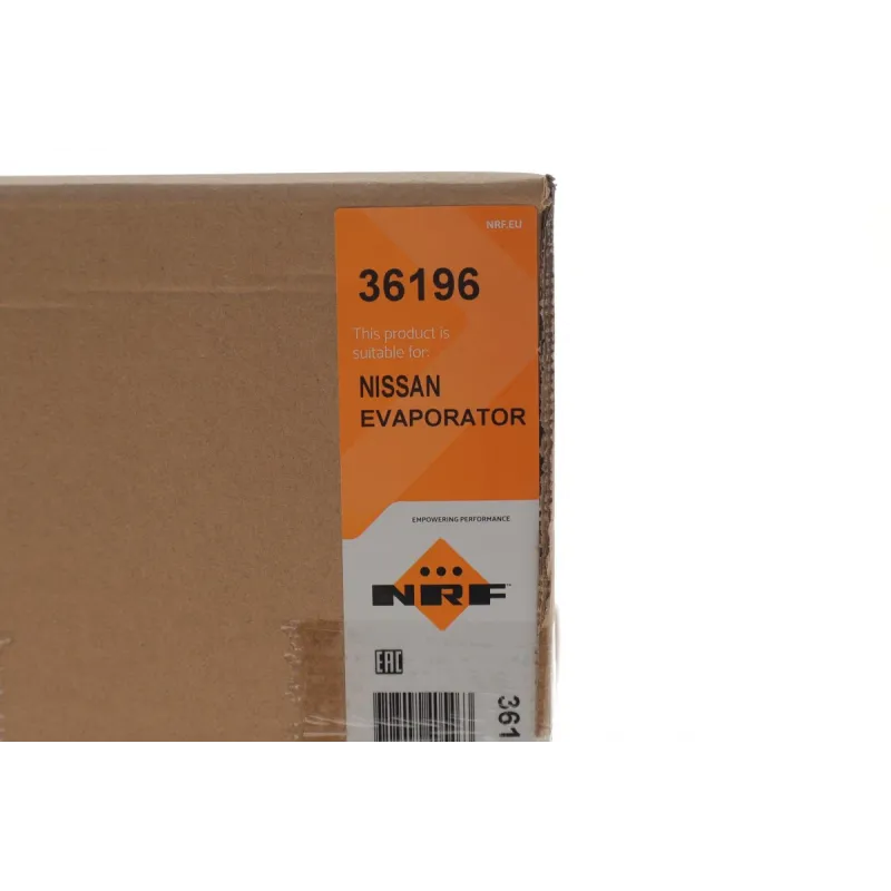 Випаровувач кондиціонера NRF 36196 для Nissan Qashqai II J11 2013- 255x235 мм