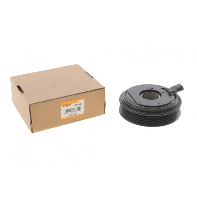 Шків компресора кондиціонера NRF 380022 для Nissan Qashqai 1.5 dCi 2007-2013, Ø129 мм, 6 канавок