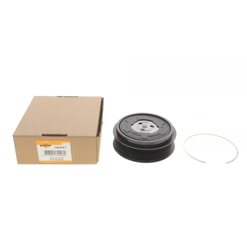 Шків компресора кондиціонера NRF 380051 для Mercedes-Benz E-Class W211 2002-2008, Ø100 мм, 6 канавок