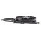 Вентилятор радіатора Opel Astra G 1.7-2.2 98-09/Zafira A 2.0/2.2 00-05 (з дифузором)