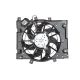 Вентилятор охолодження двигуна NRF 47310 для Opel Astra H 1.3-2.2 CDTI 2004-2007 (з дифузором)