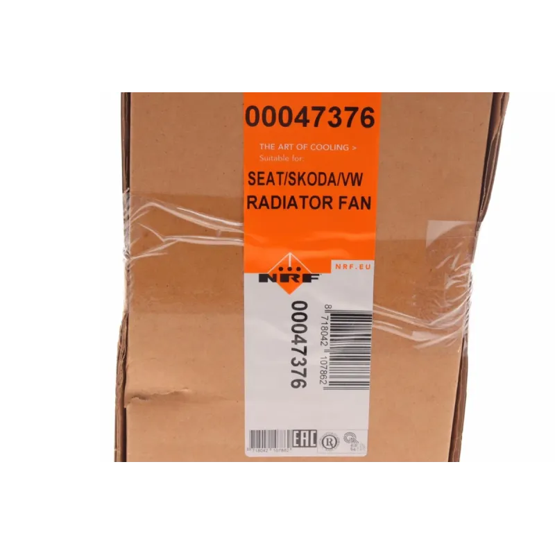 Вентилятор радіатора NRF 47376 для Volkswagen Golf IV 1997-2005, Seat Leon 1999-2006, Skoda Octavia 1996-2004