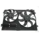 Вентилятор радіатора NRF 47387 для Volkswagen Caddy 1.9/2.0 TDI 295мм з дифузором