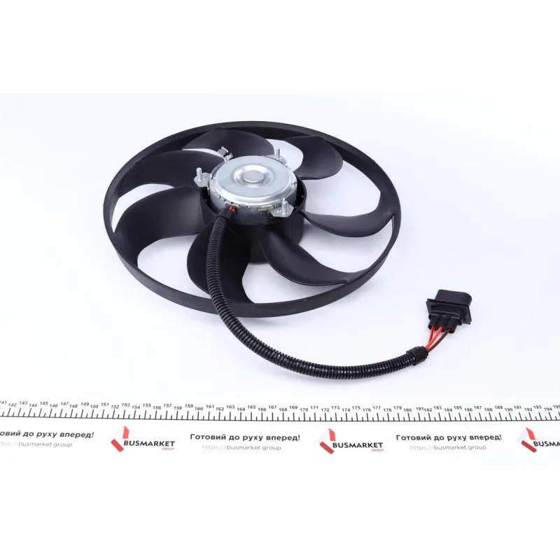 Вентилятор радіатора NRF 47393 для Volkswagen Golf IV 1.8-3.2 1996-2006, 12V 200W