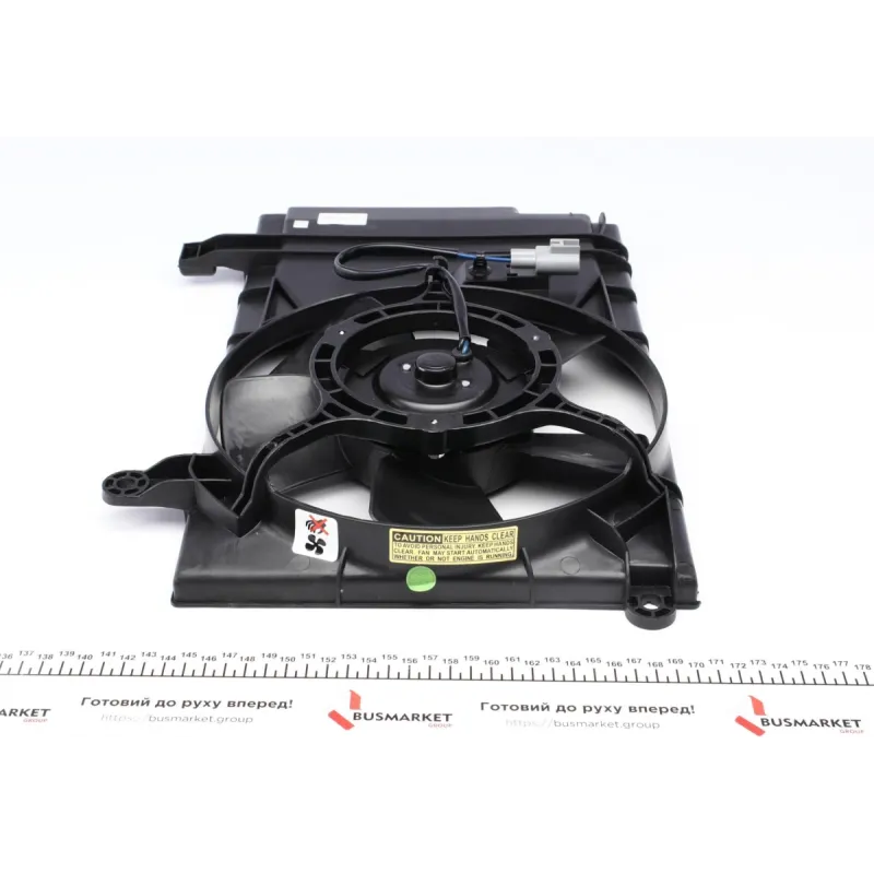 Вентилятор радіатора NRF 47471 для Chevrolet Aveo T200/T250 1.4-1.5 2003-2008 (з дифузором)