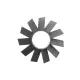 Крильчатка вентилятора BMW 3 (E36/E46)/5 (E34/E39) 2.0-3.5i 86-07 (11 лопасей) (M52/M54)
