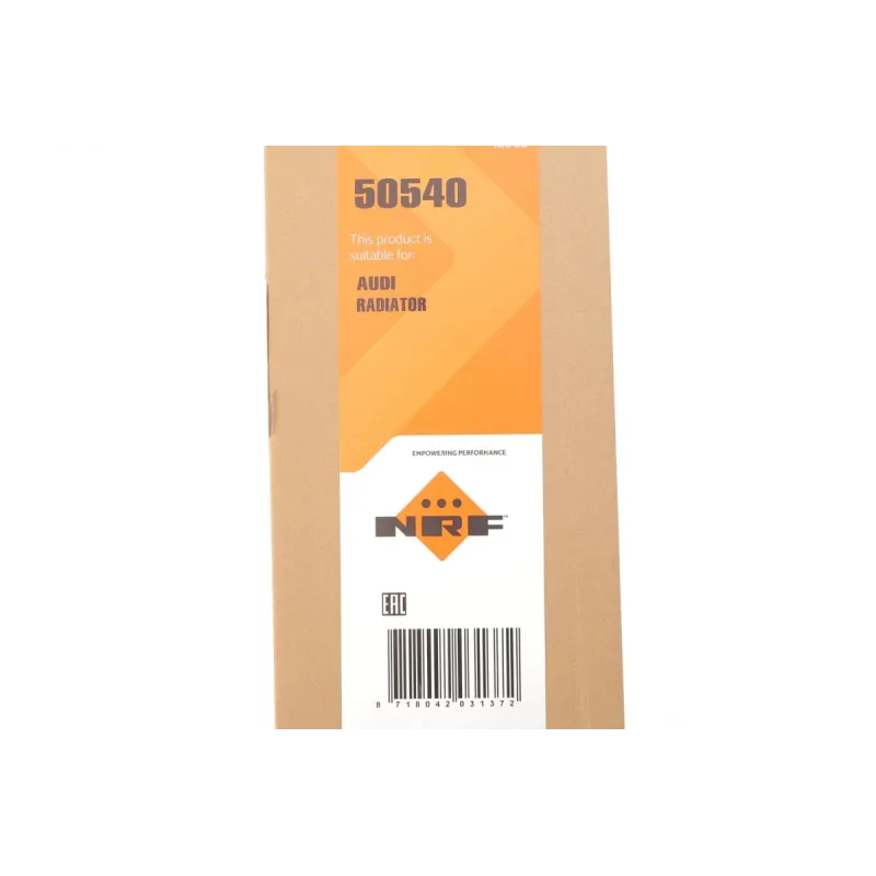 Радіатор охолодження NRF 50540 для Audi A4 B6/B7 2.5 TDI 2000-2006 (398x632x32 мм)