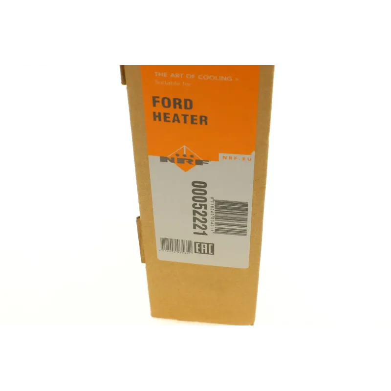 Радіатор пічки NRF 52221 для Ford Fiesta III (GFJ) 1989-1995, 182x157x42 мм