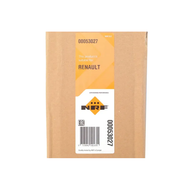 Радіатор охолодження NRF 53027 для Renault Laguna III 2.0-3.0 dCi 2007-2015, 686x368x40 мм