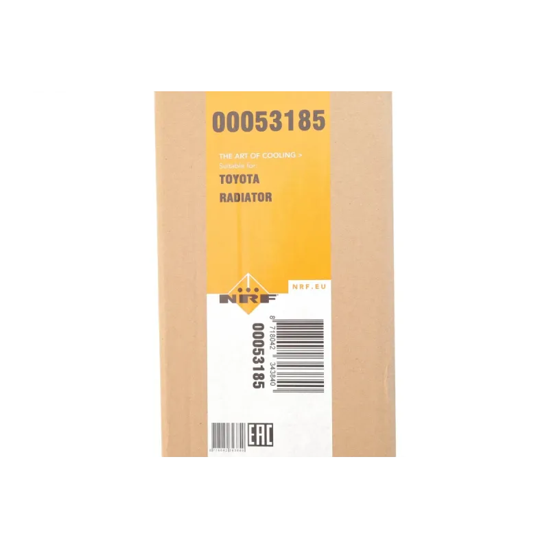 Радіатор охолодження NRF 53185 для Toyota Camry 2.4 2006-2011, 728x400x16 мм