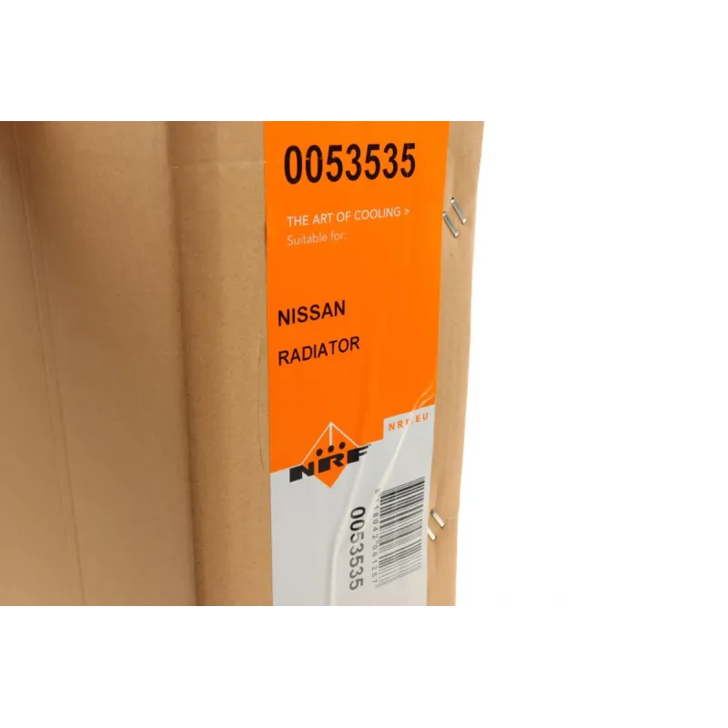 Радіатор охолодження NRF 53535 для Nissan Micra K12, Note E11 1.6 2003-2010, 452x380x16 мм