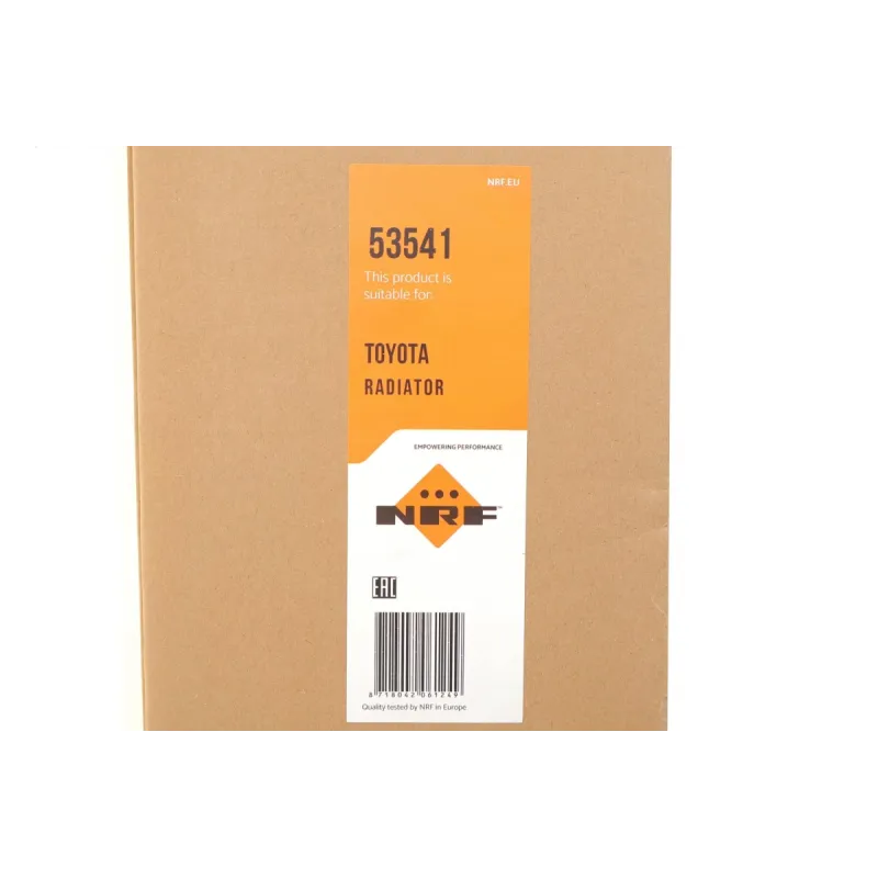 Радіатор охолодження NRF 53541 для Toyota Hilux 2.5 D-4D 2001-2005, 648x525x16 мм