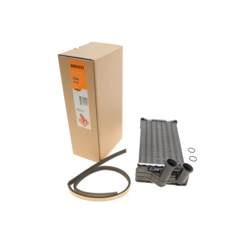 Радіатор пічки NRF 54251 для Peugeot 307, Citroen C4 2000-2012, 245x140x35 мм