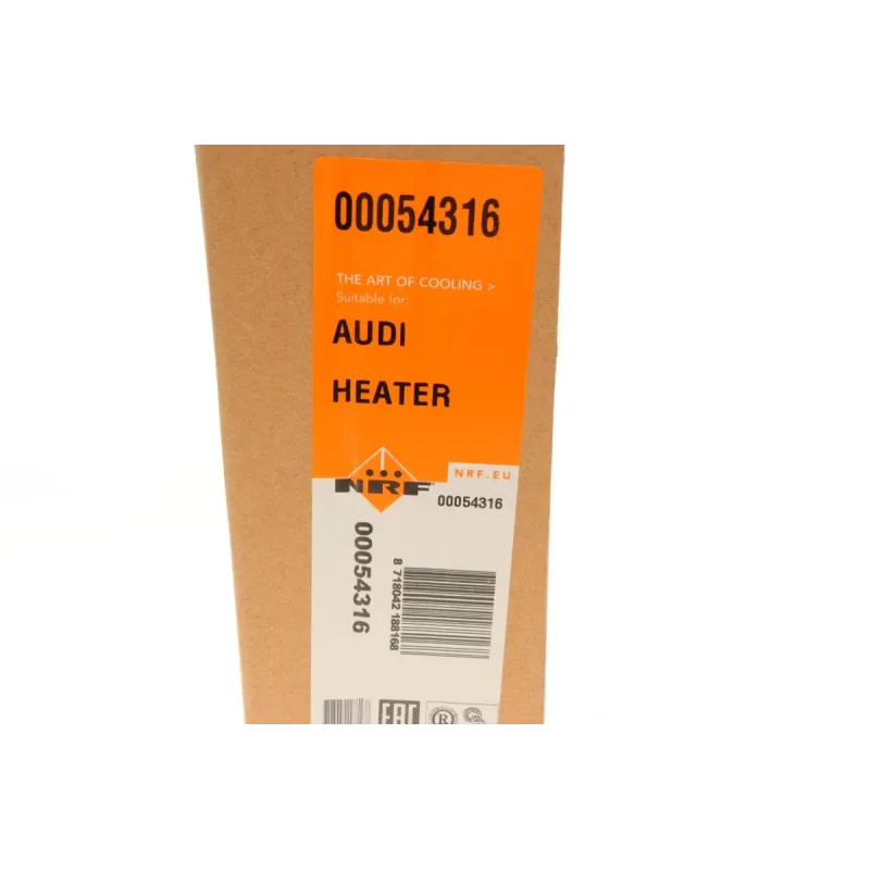 Радіатор пічки NRF 54316 для Audi A6 C4/C5 1995-2005, 218x162x32 мм
