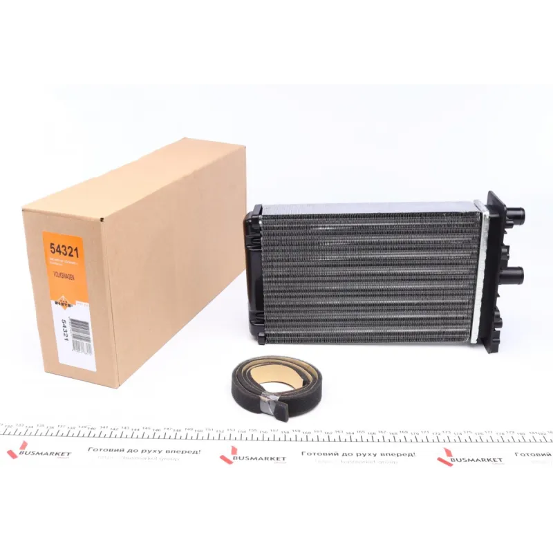Радіатор пічки NRF 54321 для Volkswagen Transporter T4 1990-2003, 234x158x42 мм