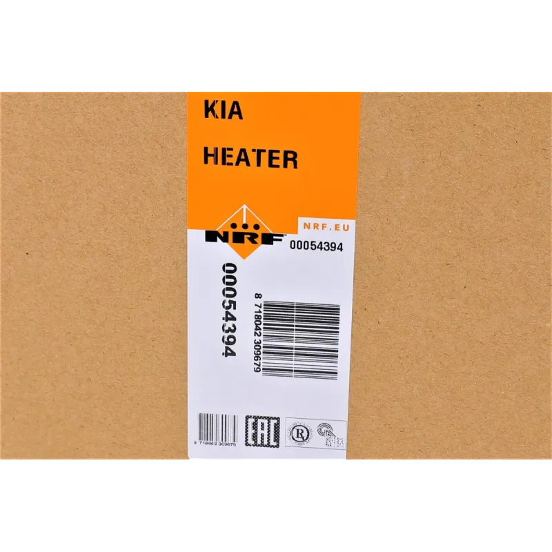Радіатор пічки NRF 54394 для Kia Rio II (JB) 1.4-1.6 2005-2008, 219x144x27 мм