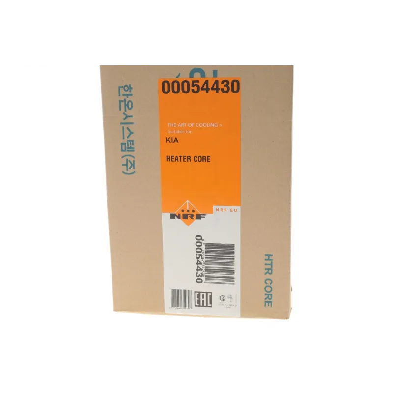 Радіатор пічки NRF 54430 для Kia Sportage SL, Hyundai ix35 1.7/2.0 CRDi/CVVT 2010-2015, 152x222 мм