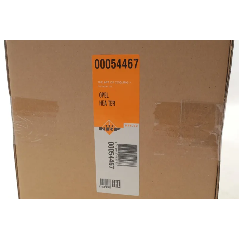 Радіатор пічки NRF 54467 для Fiat Doblo, Opel Combo 1.3/2.0D 2010-, 186x160x26 мм