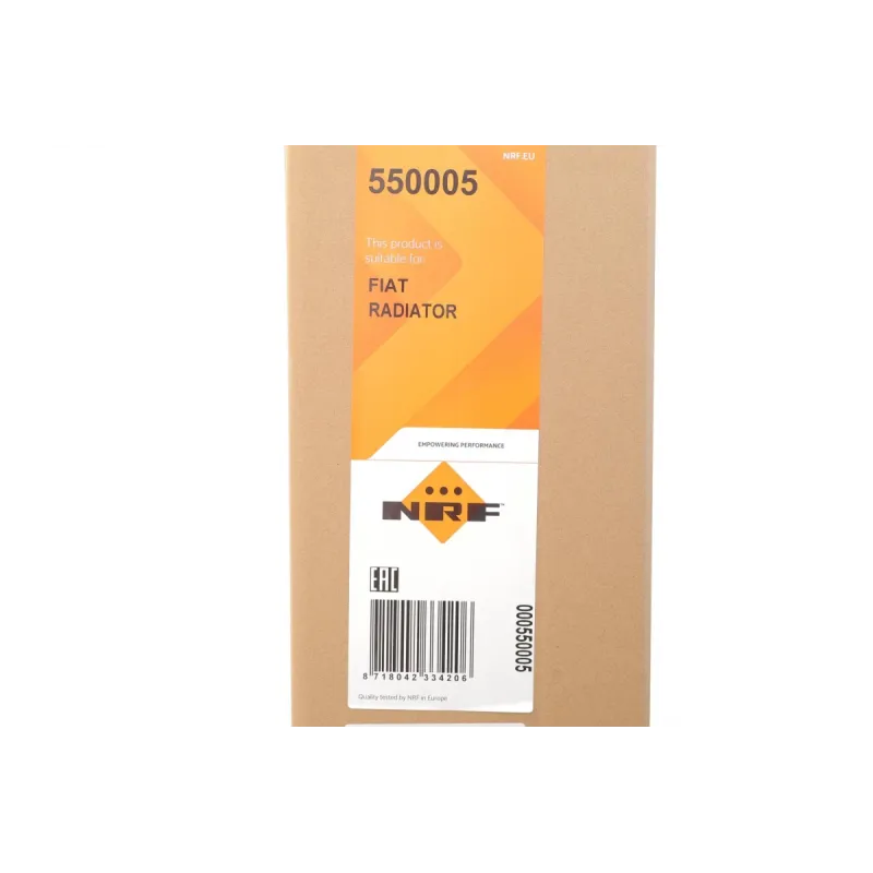 Радіатор охолодження NRF 550005 для Fiat Doblo, Opel Combo 1.3/1.6/2.0 D Multijet 2010- (МКПП), 620x395x26 мм