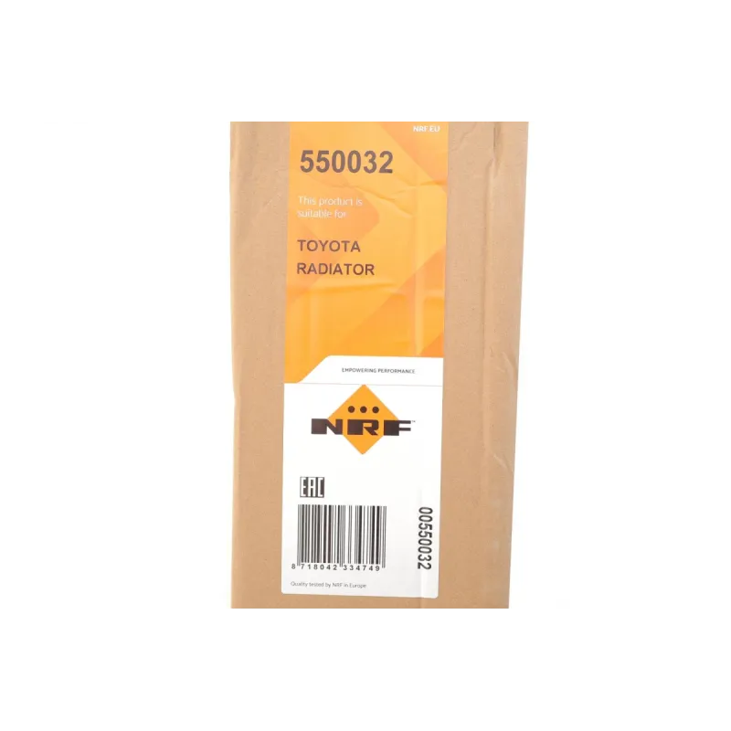 Радіатор охолодження NRF 550032 для Toyota Hilux VIII 2.4D/2.8D 2015- (АКПП), 648x550x26 мм