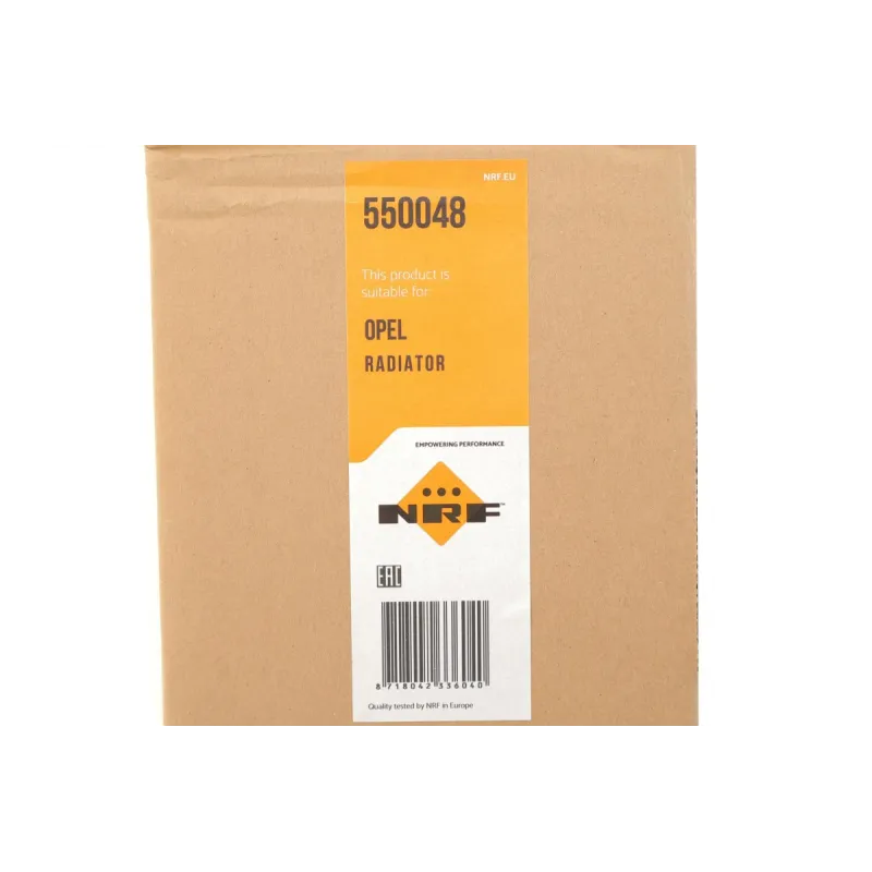 Радіатор охолодження NRF 550048 для Opel Insignia A, Astra J 1.6 SIDI 170 л.с. 2012-2017, 665x388x26 мм