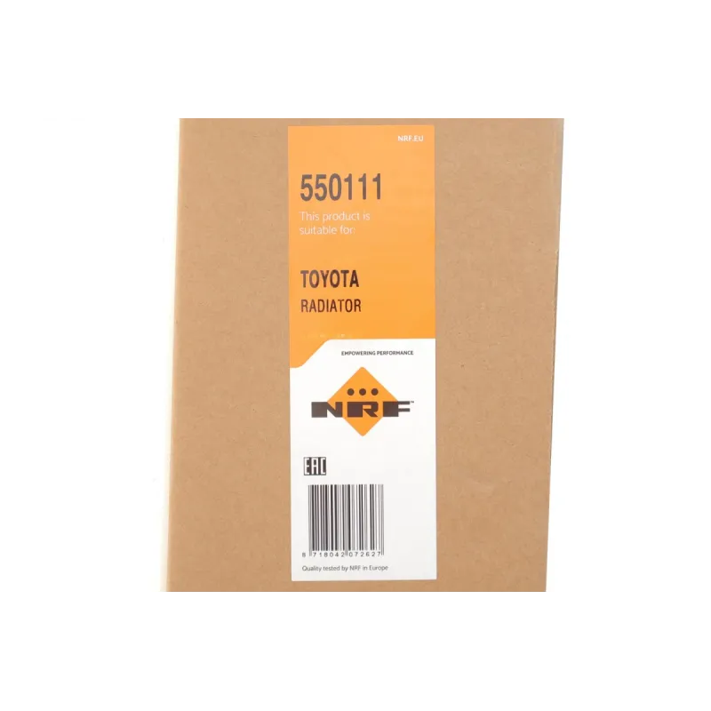 Радіатор охолодження NRF 550111 для Toyota RAV 4 III/IV 2.0-2.2 D 2006- (МКПП), 670x411x26 мм