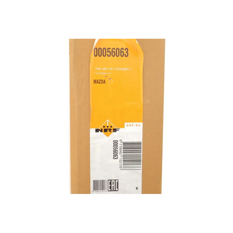 Радіатор охолодження NRF 56063 для Mazda 6 (GG) 1.8-2.3 2002-2008, 728x378x27 мм