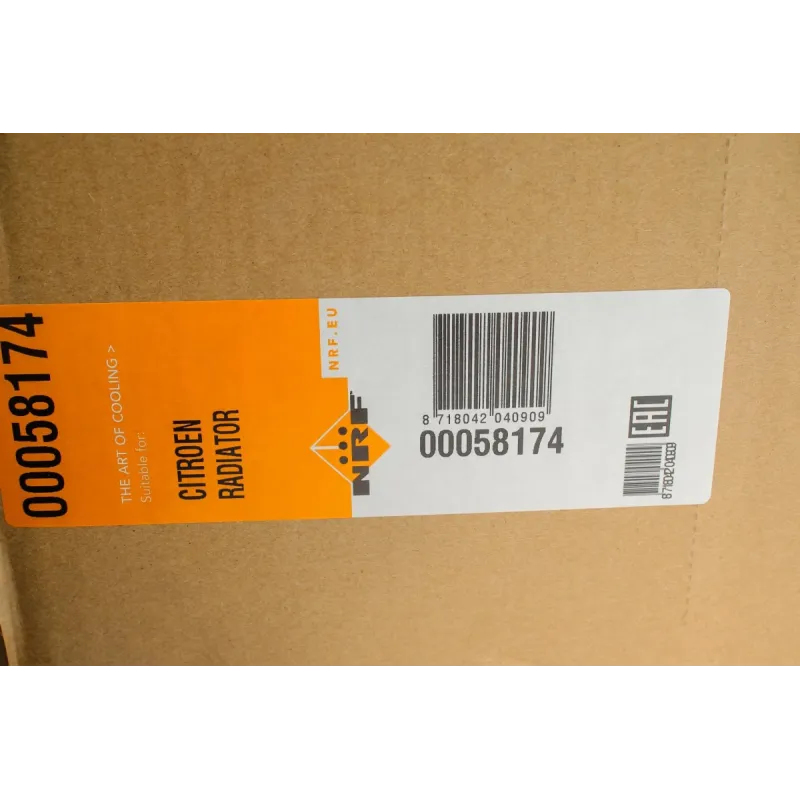Радіатор охолодження NRF 58174 для Citroen Berlingo 1.1-1.8 (1996-), Peugeot Partner 1.1-1.6 (1996-) 610x378x23 мм