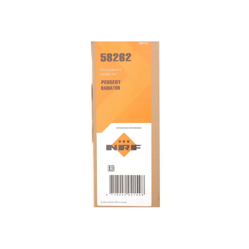 Радіатор охолодження NRF 58262 для Fiat Scudo, Citroen Jumpy, Peugeot Expert 1.9D/2.0JTD 1996-2006 (+AC) 670x470x23 мм