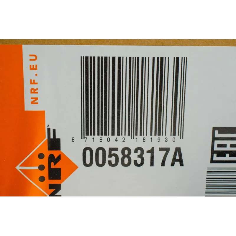 Радіатор охолодження NRF 58317A для Renault Kangoo 1.2-1.9 dCi 2001- (470x460x34 мм)
