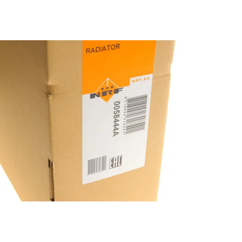 Радіатор охолодження NRF 58444A для Renault Clio, Logan, Sandero, Dokker 1.5dCi 08- (513x414x23 мм)