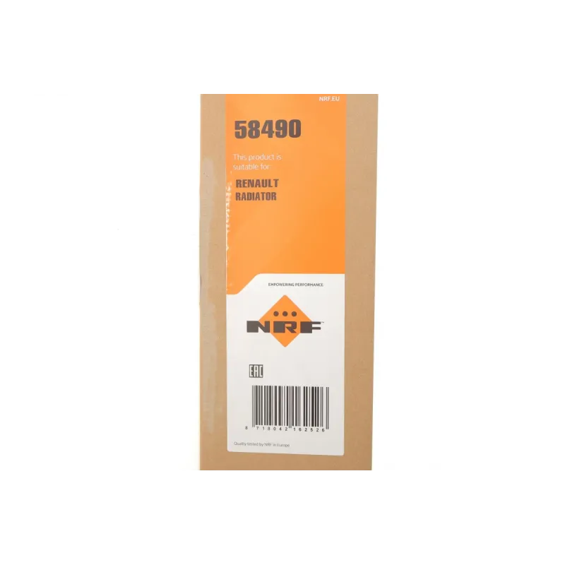 Радіатор охолодження NRF 58490 для Renault Espace IV 2.2/3.0dCi 2002-2006 (АКПП), 680x438x40 мм