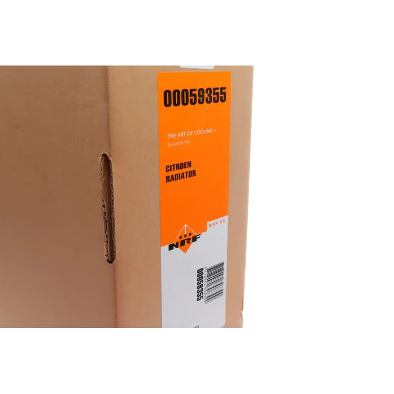 Радіатор охолодження NRF 59355 для Citroen Berlingo 1.5 BlueHDi/1.2 PureTech, Jumpy 1.6/2.0 BlueHDi, 648x408 мм