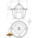 Термостат Subaru Impreza/Legacy/Forester 1.6-3.3i 89-13 (78°)