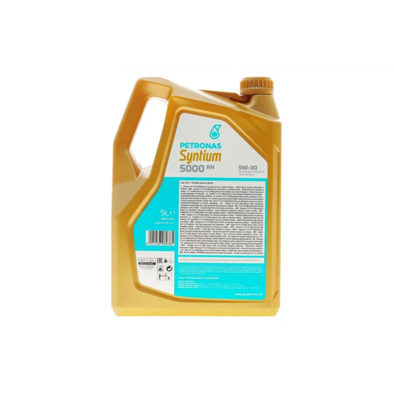 Олива 5W30 SYNTIUM 5000 RN (5L) (RN 0720/MB 226.51) (ACEA C4) (з-на на 71239M12EU)