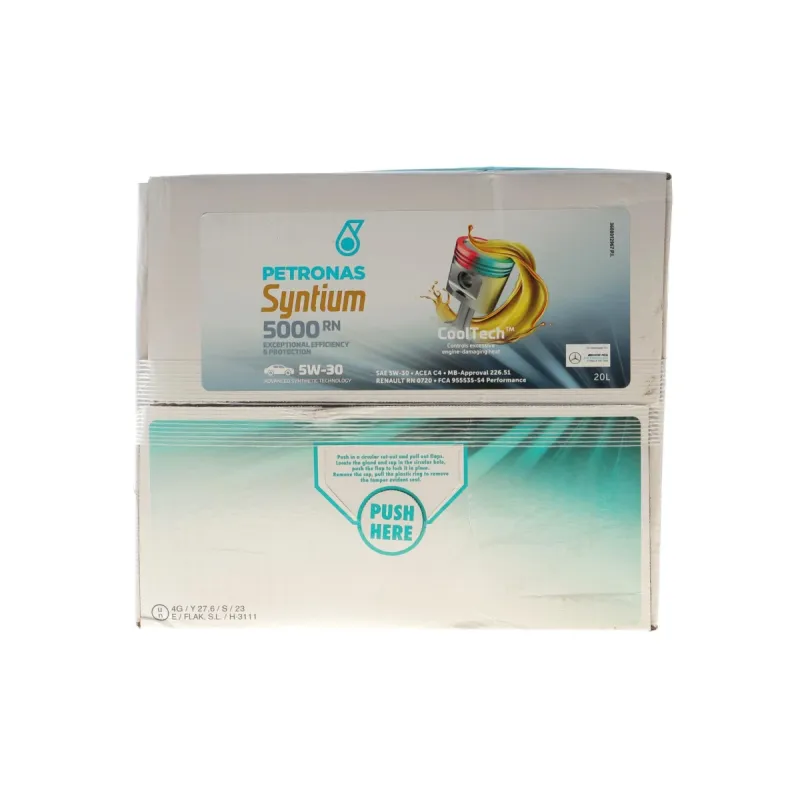 Олива 5W30 SYNTIUM 5000 RN (20L) (RN 0720/MB 226.51) (ACEA C4) упаковка BiB (з-на на 71239RY1EU)