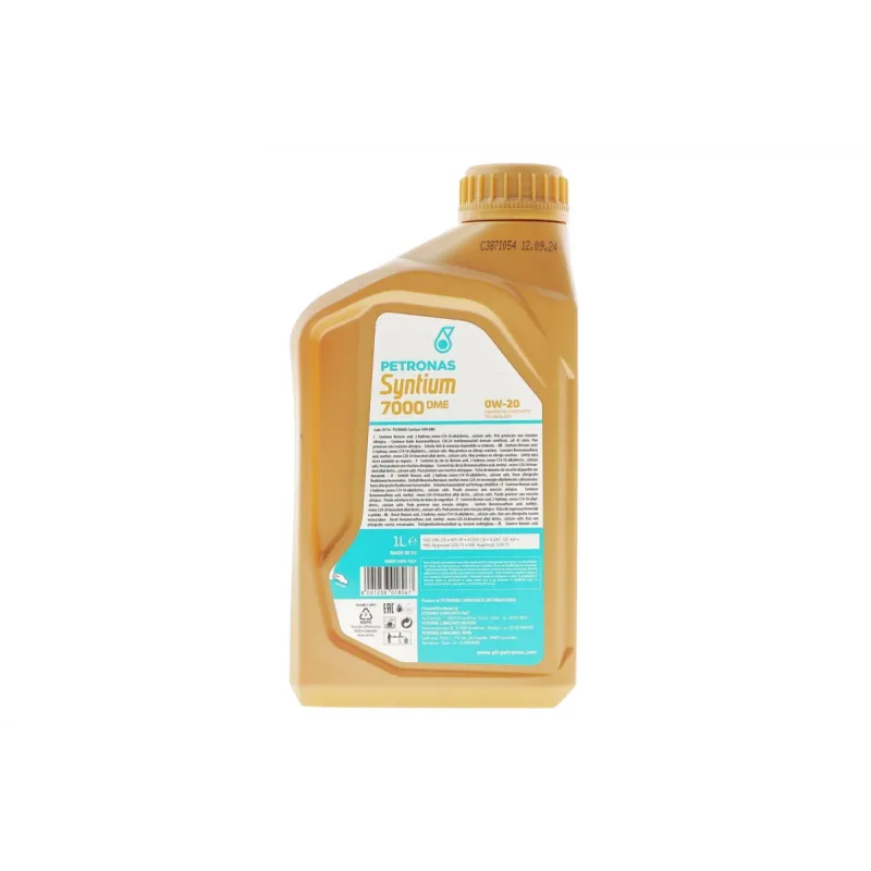 Моторна олива PETRONAS SYNTIUM 7000 DME 0W-20 1L (MB 229.71/229.72) API SP, ILSAC GF-6A, ACEA C6 70716E18EU